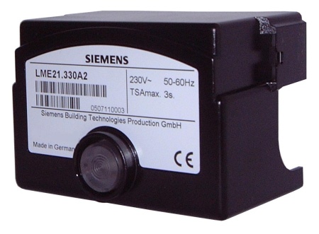 LME21.130C2: Автомат горения, двухступенчатый, ионный, t1 = 7s, TSA = 3s, AC230В