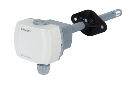 QPM2150/MO: Датчик для каналов вентиляции углекислого газа CO2 (Modbus) и температуры (Modbus), IP54