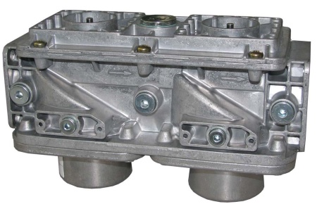 VGD20.403: Двойной газовый клапан, DN1½ ", 85 м³ / ч, выбор из 3 различных соединений
