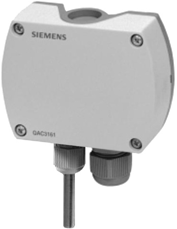 QAC3161: Датчик температуры комнатный, DC 0...10 В, -50…50 C, IP65