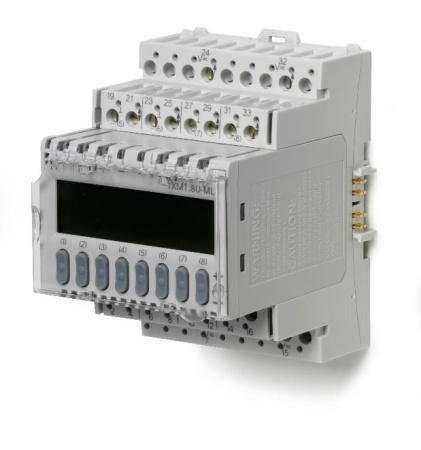 TXM1.8U-ML: МОДУЛЬ 8 УНИВЕРСАЛЬНЫХ ВХОДОВ/ВЫХОДОВ, С ЛОКАЛЬНЫМ УПРАВЛЕНИМ И ЖК-ДИСПЛЕЕМ